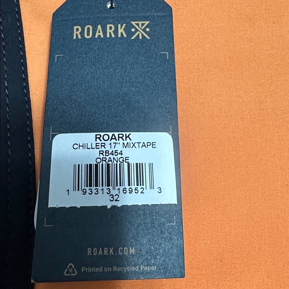 Roark Men's Bold Orange Board Shorts - Picture 5 of 5